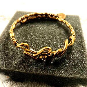 Alex and Ani Vintage 66 Love Script Wrap Bracelet Rafaelian Gold OSFM